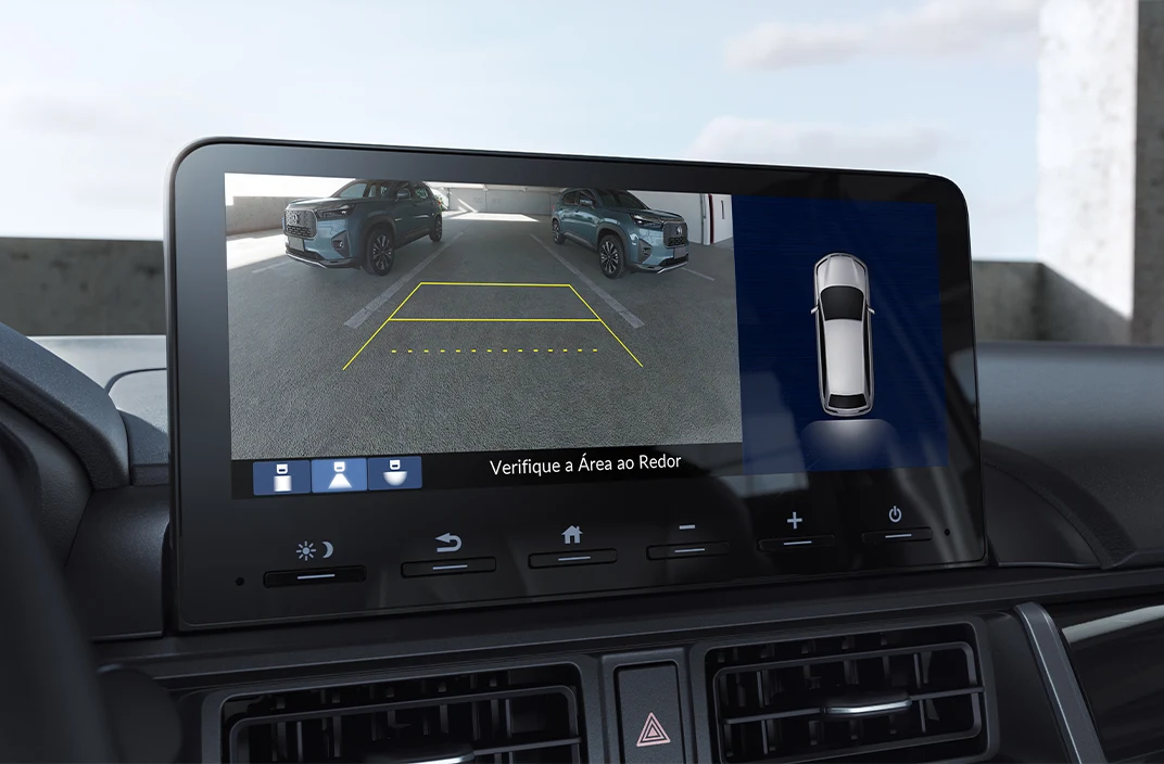 Câmera de marcha a ré multivisão