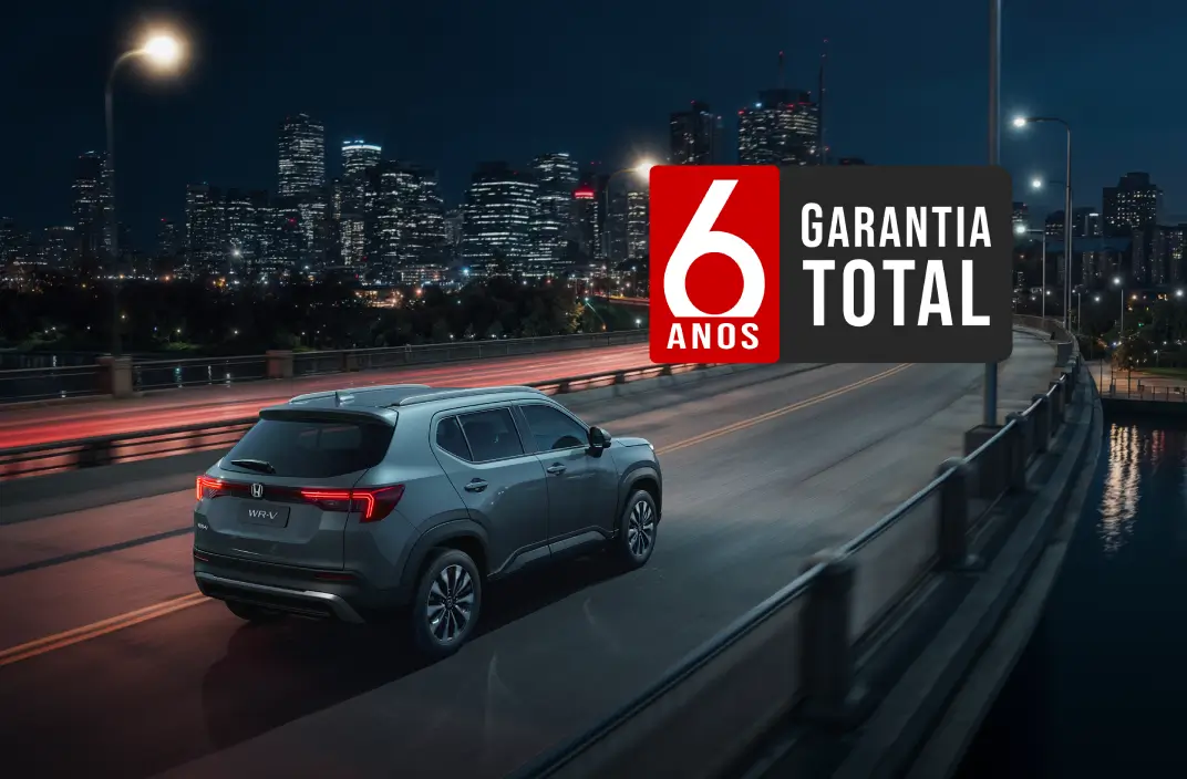 6 Anos de garantia Honda 6 Anos de garantia Honda