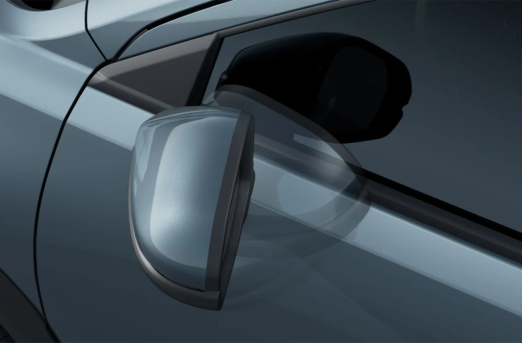 Retrovisores com rebatimento automático