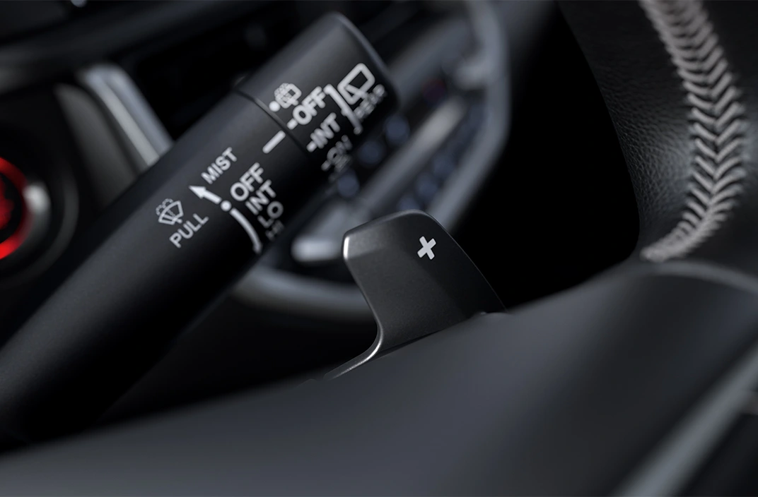 Troca de marcha no volante