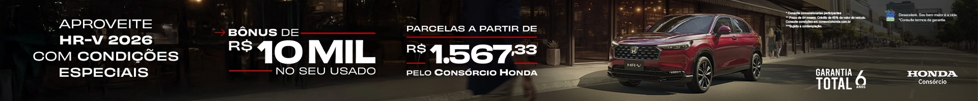 HR-V - Bloco Completo - Condição Especial