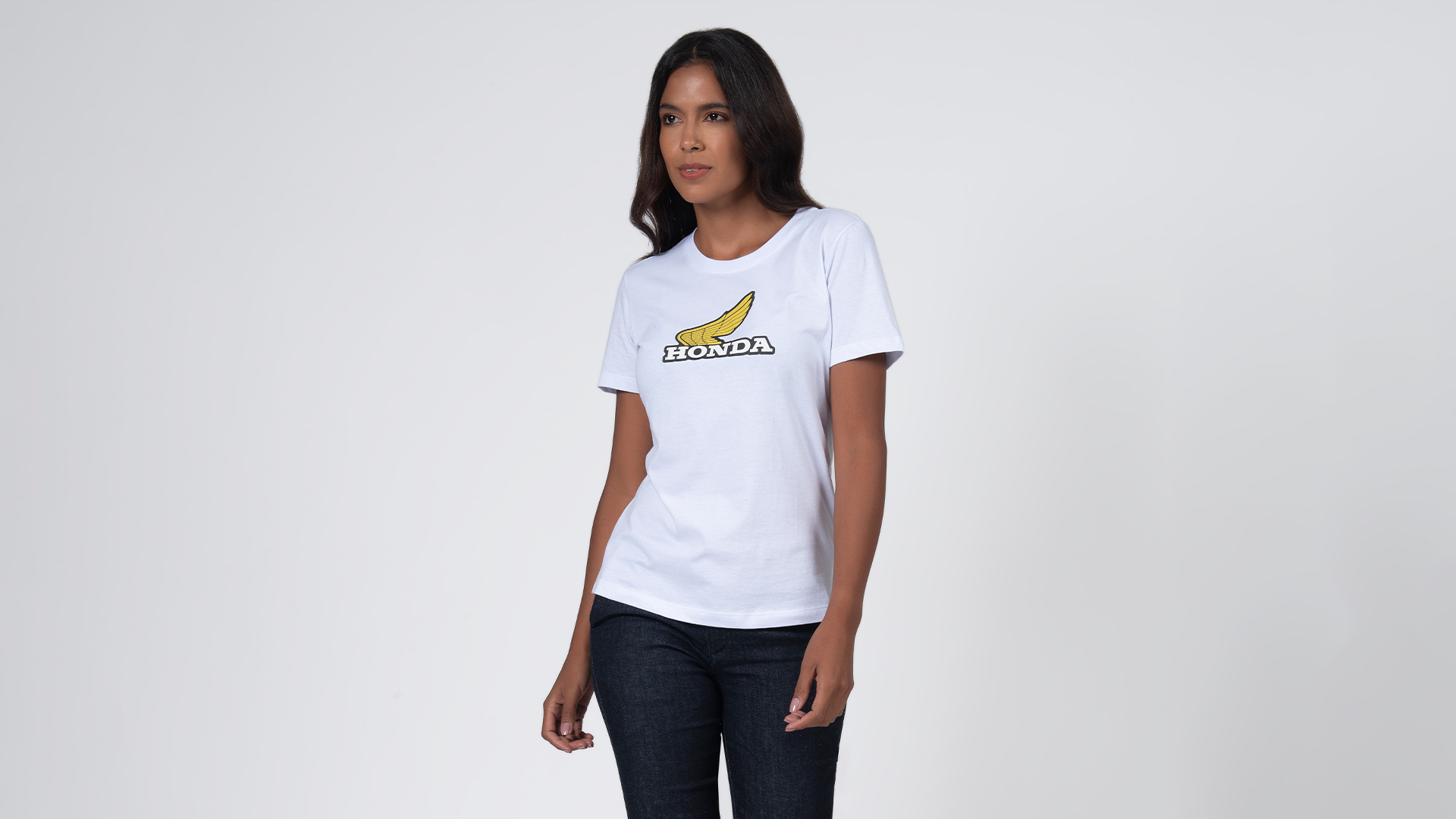 Camiseta Feminina Honda Asa Vintage