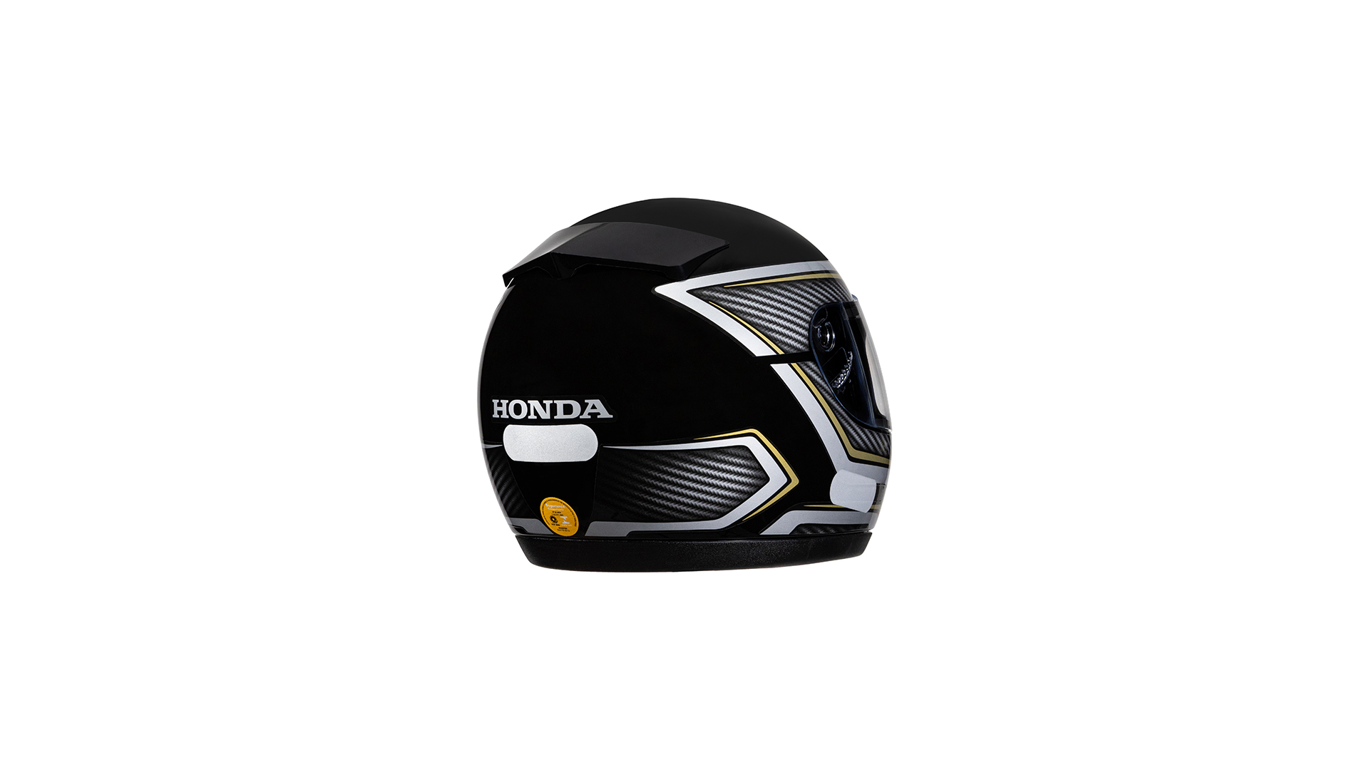 Capacete Honda Carbon HFS - PRETO/DOURADO NUCA