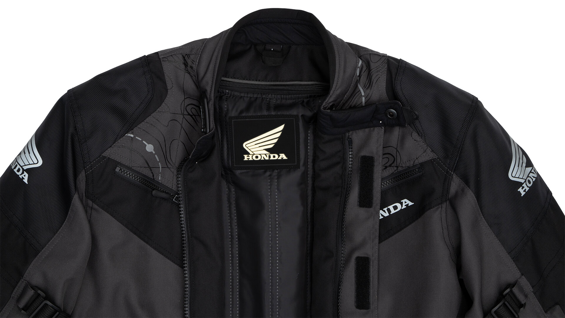 Jaqueta Honda - Parka Advent Preto/Cinza