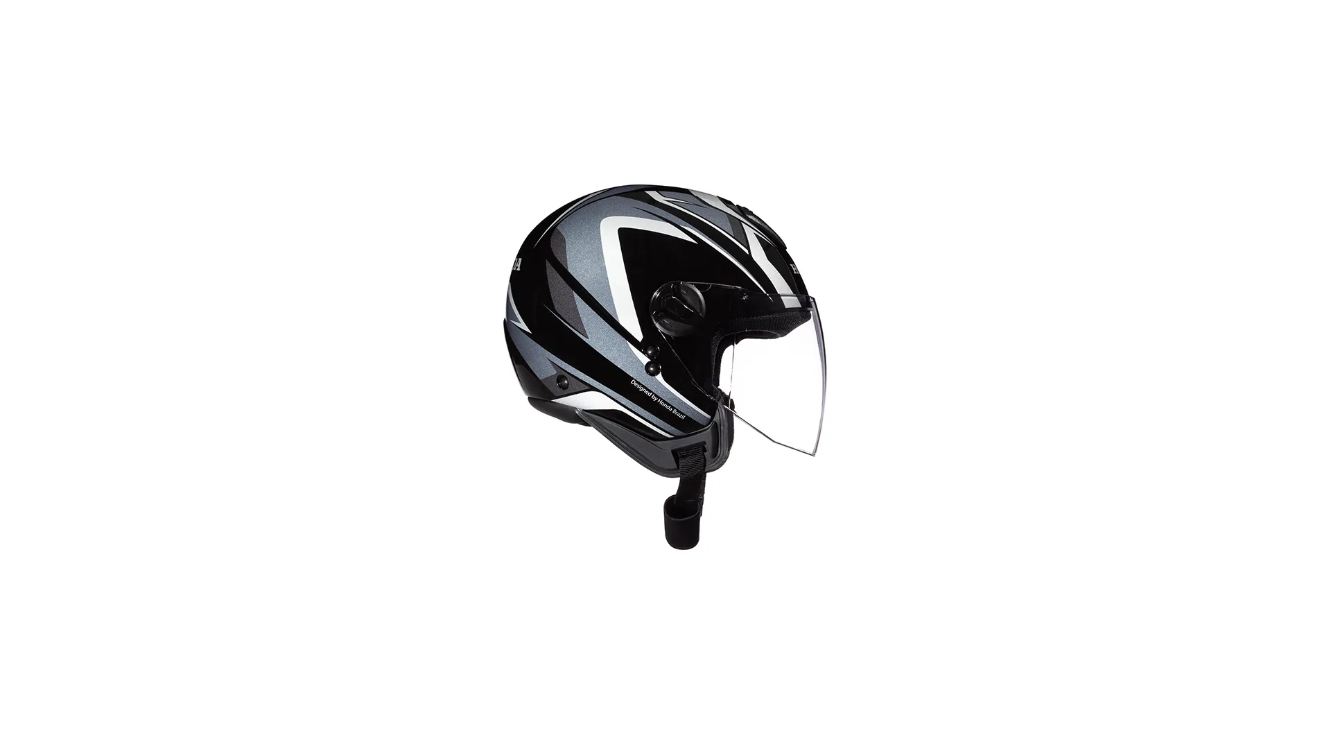 Capacete HNJ 2025 Preto / Cinza