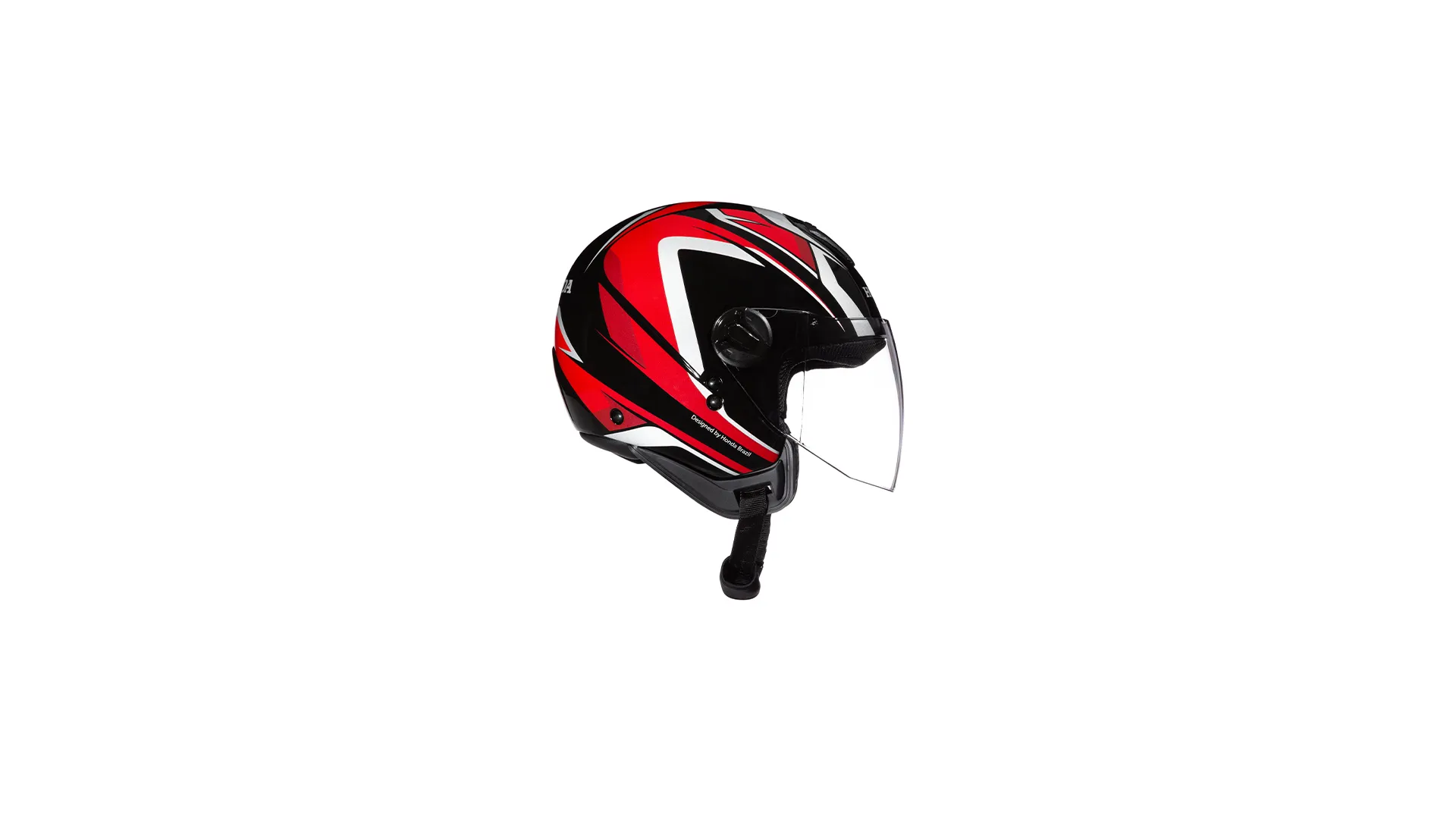 Capacete HNJ 2025 Vermelho / Preto