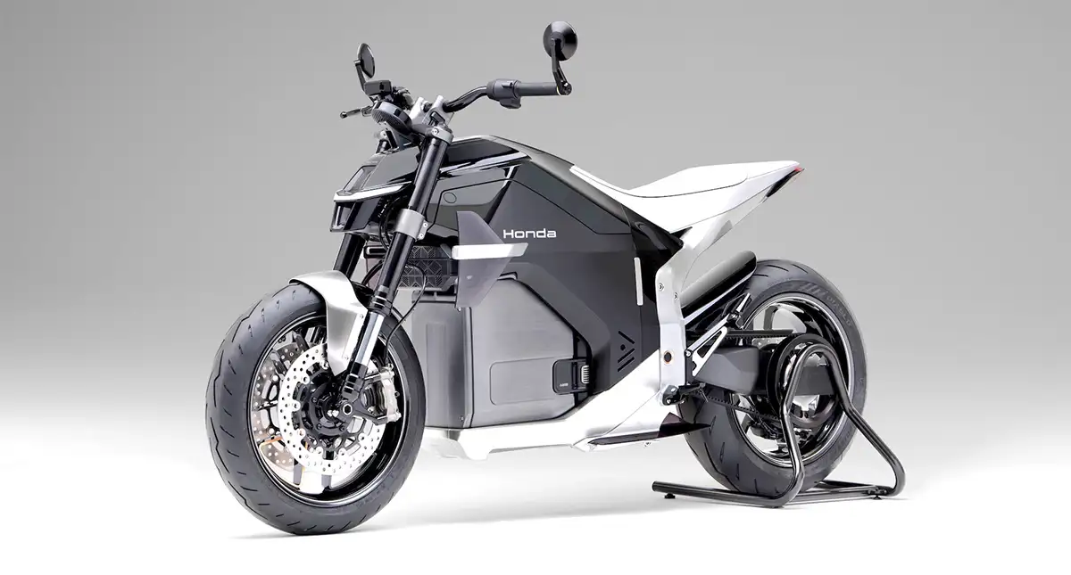 Lateral da Moto Elétrica Honda Fun Concept