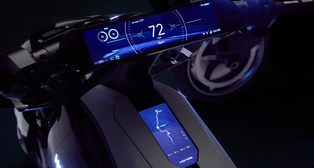 Painel de frente moto Honda 