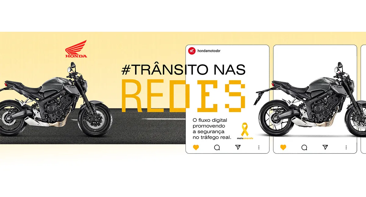 Banner Maio Amarelo - Trânsito nas Redes