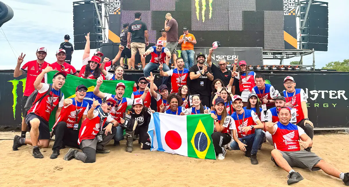 Equipe Honda Racing no Enduro del Verano 2023