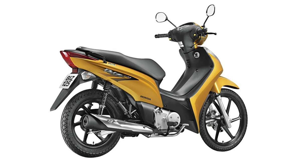 Moto Motocicleta biz 125 ex de 2011 na cor dourada