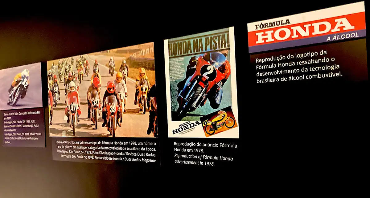 Exposição sobre a Fórmula Honda a Álcool