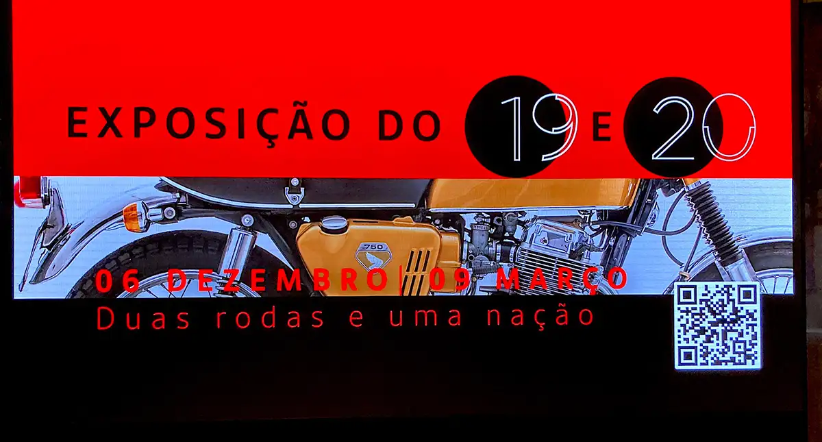 Informações sobre a exposição Duas Rodas e uma Nação