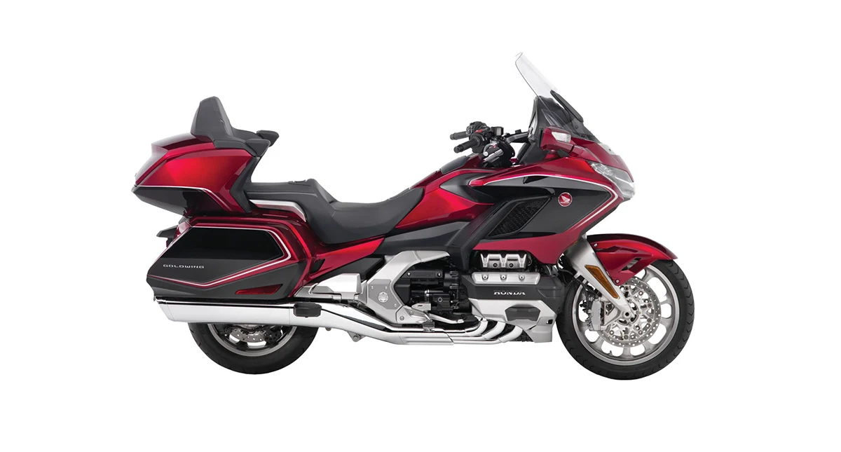 Honda Gold Wing 6ª Geração - Modelo GL 1800 em vermelho