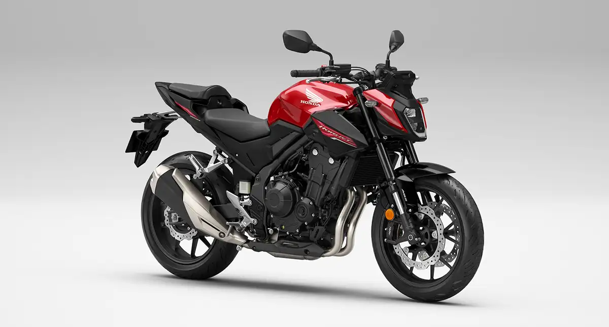 Nova Moto Honda Hornet CB 500 vermelha 