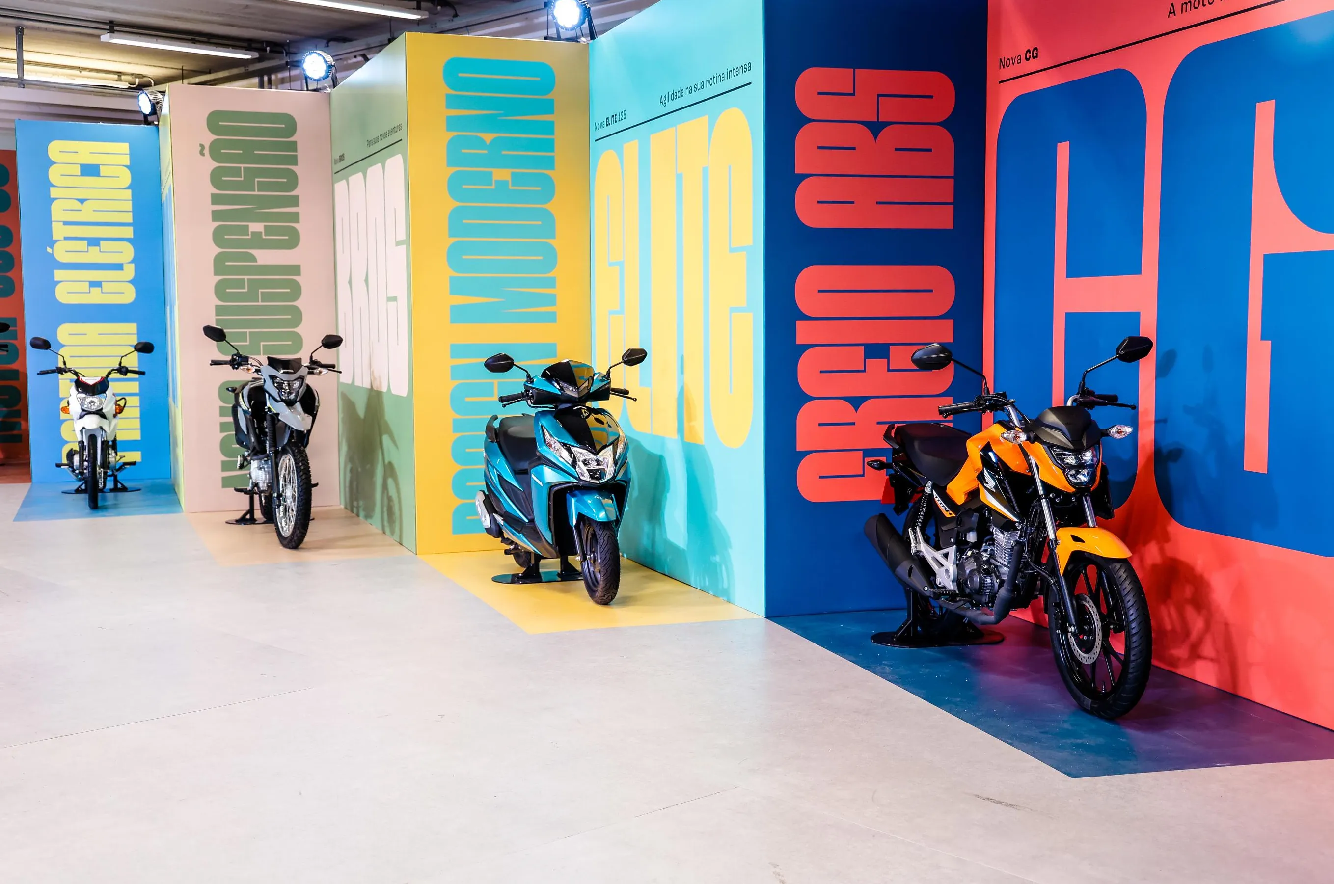 CGS Honda em exposição 