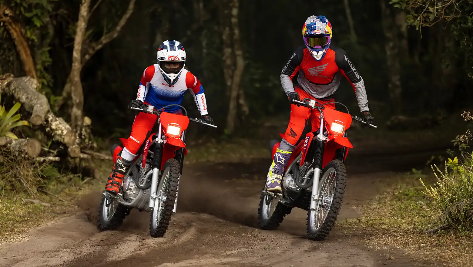 Nova Honda CRF 300F Sendo Pilotada na Trilha