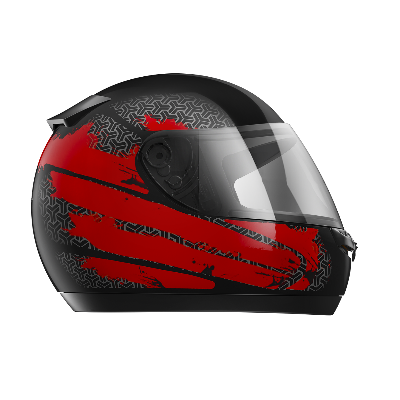 Capacete Honda HFS Linha Dreamer Vermelho e Preto