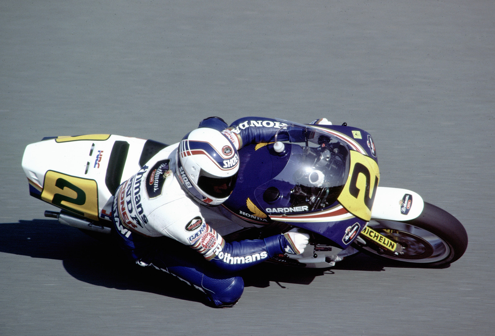 Piloto do mundial de motovelocidade no Brasil Wayne Gardner