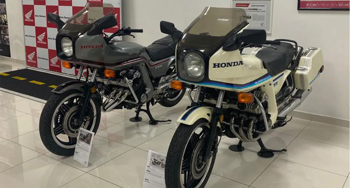 Moto Honda CBX 1000 exposta no Museu Remaza Collection