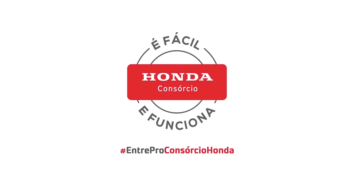 Cartaz Honda Consórcio é fácil e funciona