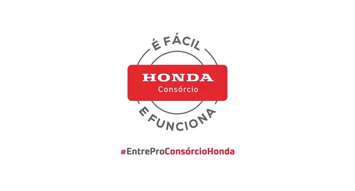 Cartaz Honda Consórcio é fácil e funciona