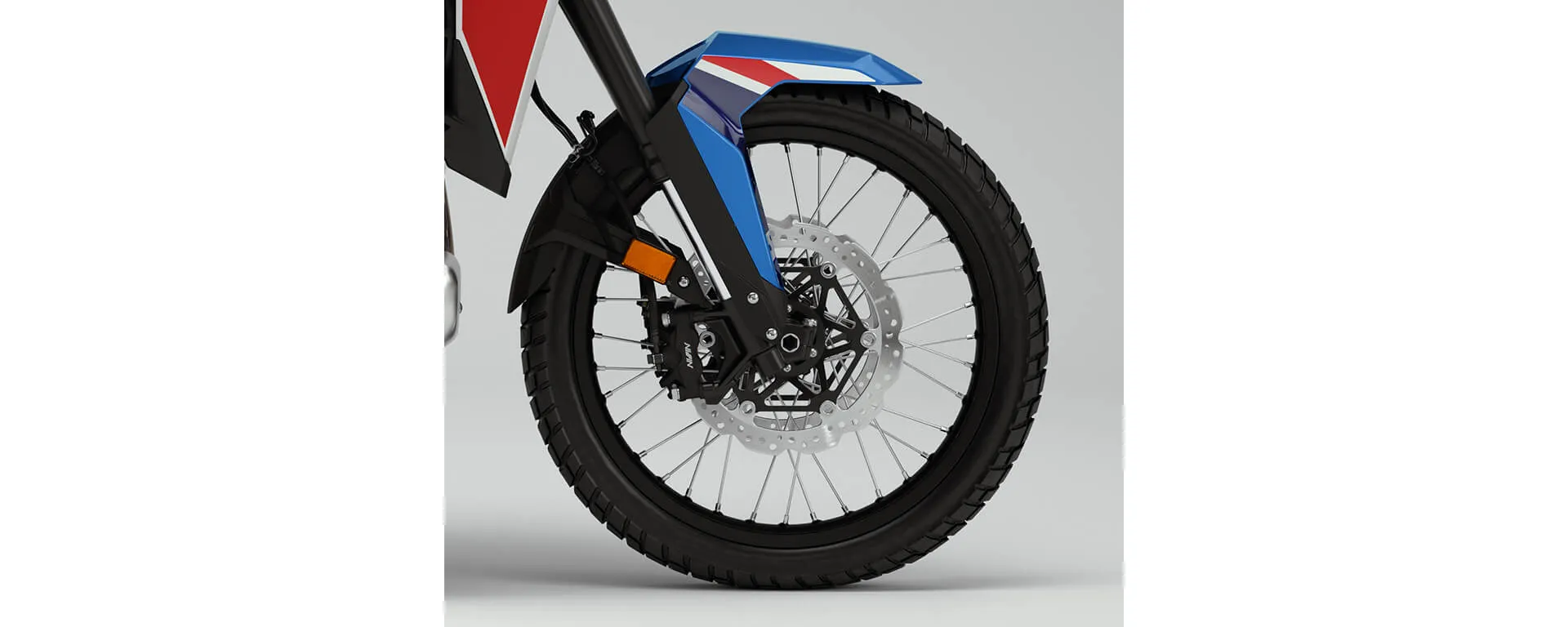 ABS Selecionável da Moto Honda Africa Twin MT Azul Metálico