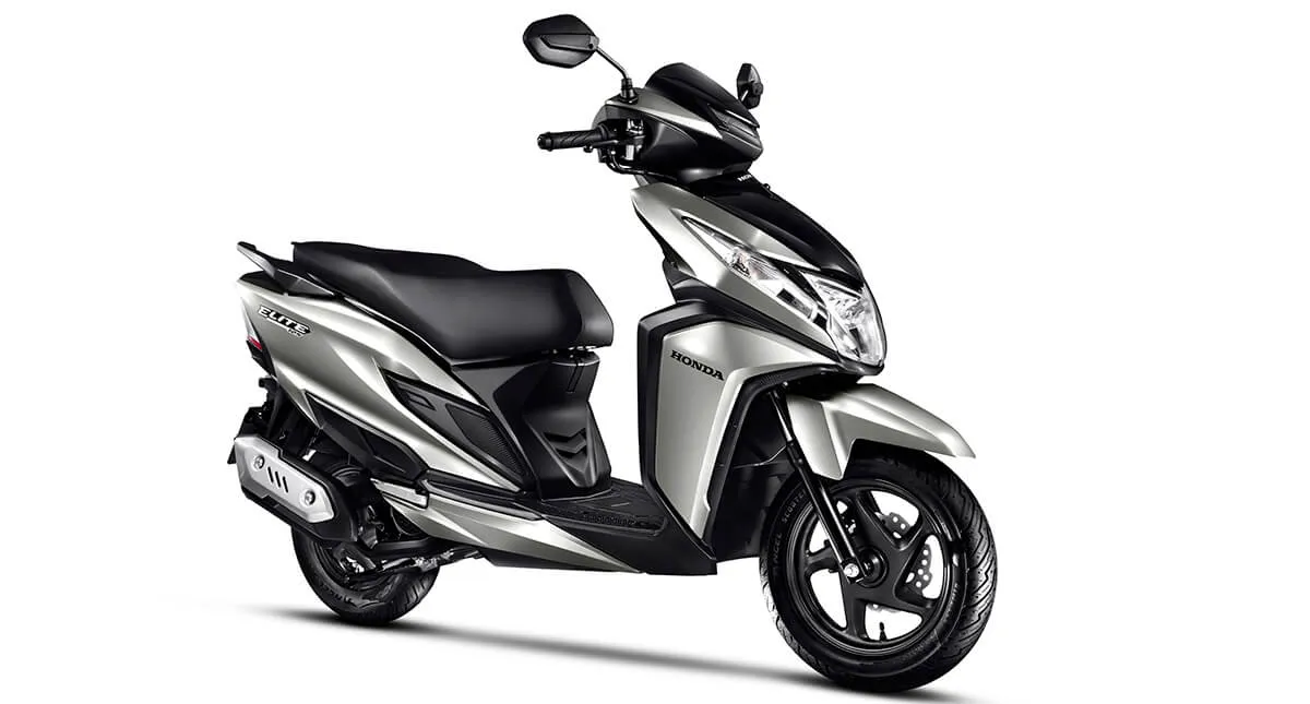 Honda Elite 125 Frente Direita Prata