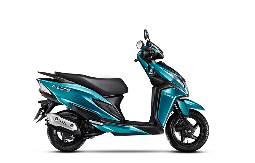 Honda Elite 125 Imagem Home Lateral Azul Metálico - Mystery Blue Metallic