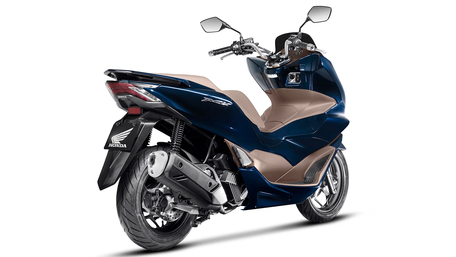 Moto Honda PCX Azul escuro