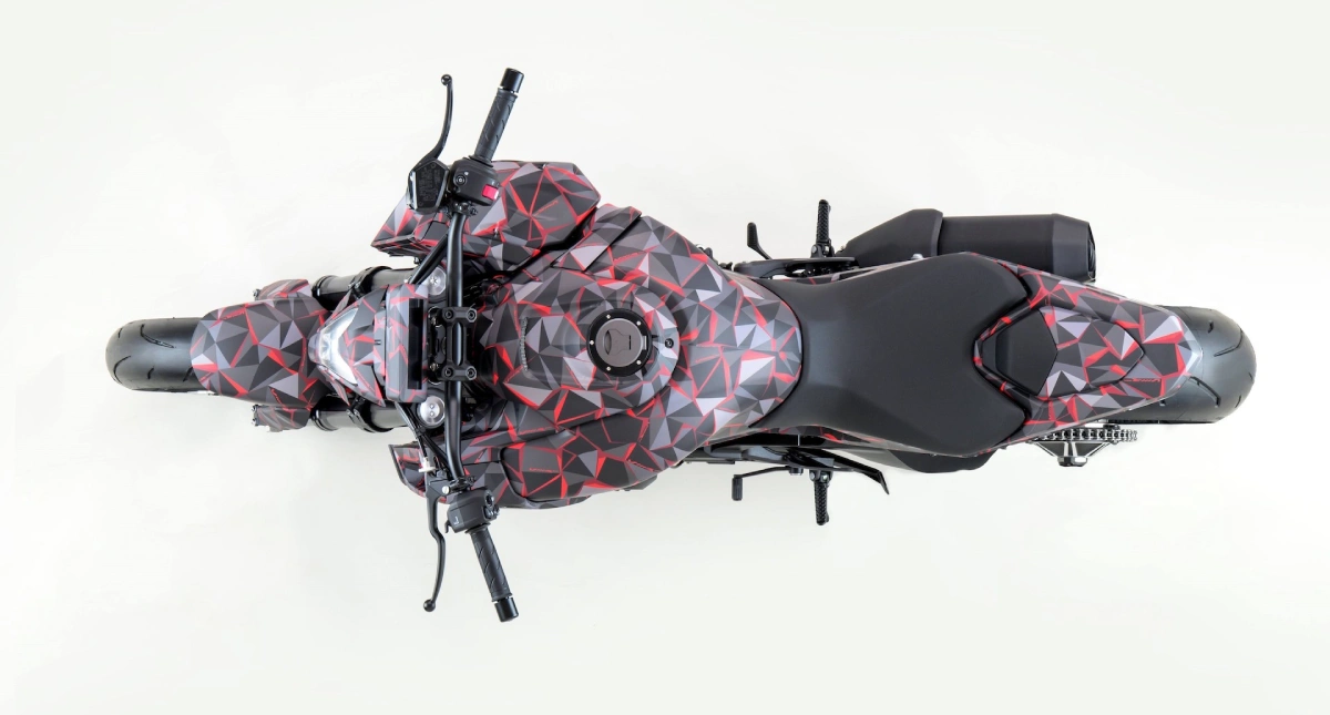 Honda v3r 900 vista de cima