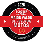 Scooter até 300cc - Maior Valor de Revenda de Motos 2026- PCX160
