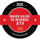 ATV - Maior Valor de Revenda de Motos 2026